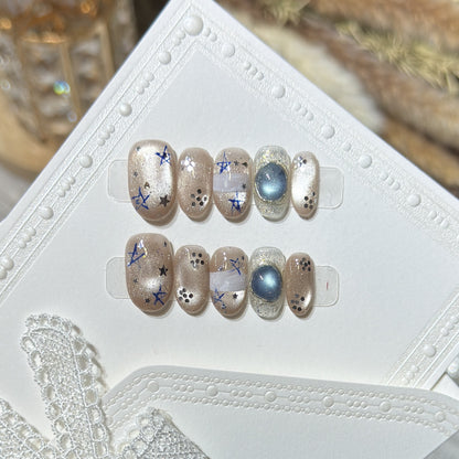 Celestial-Inspired Press-On Nail Set Acalora