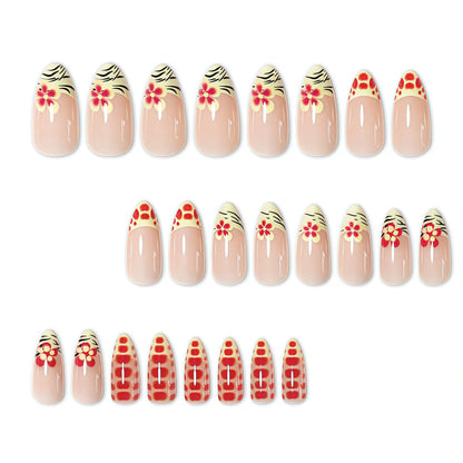 Floral Nail Art Press-On Set Acalora
