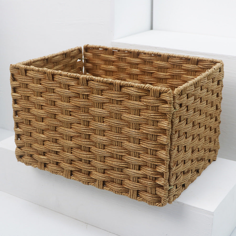 Woven Organizational Storage Bin Acalora