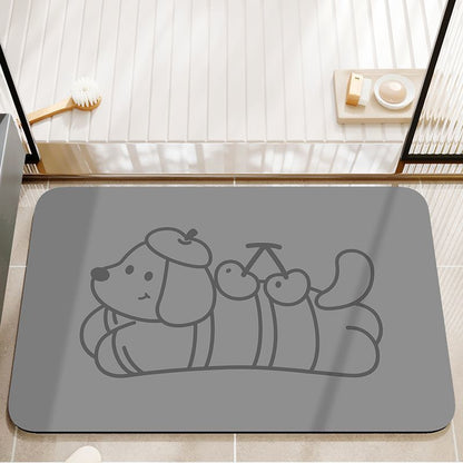 Cute Cartoon Animal Bath Mat