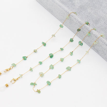 Elegant Crystal-Embellished Eyewear Chain Acalora