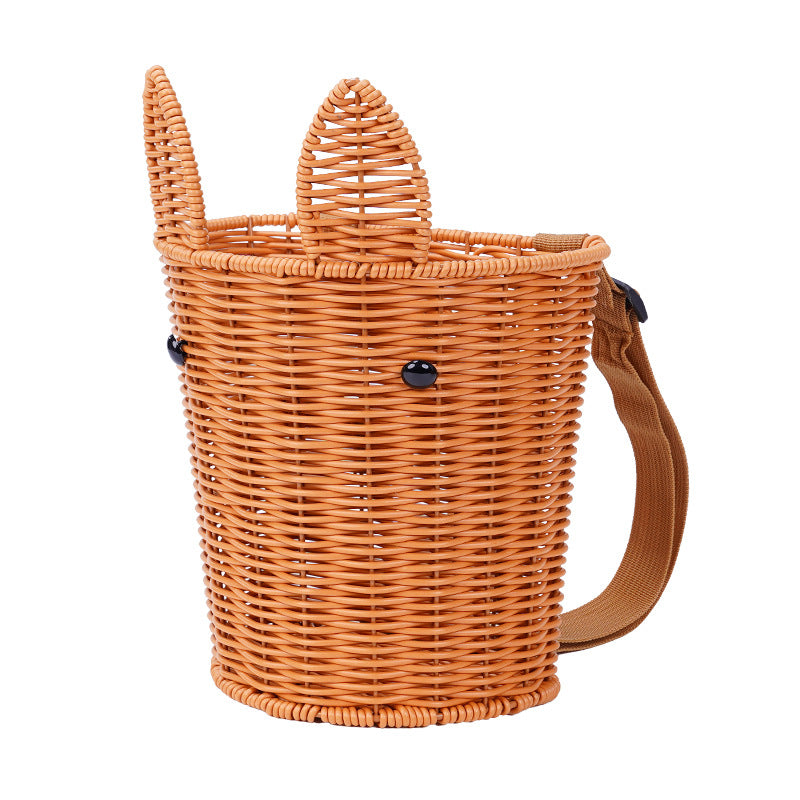 Handcrafted Woven Utility Basket Acalora