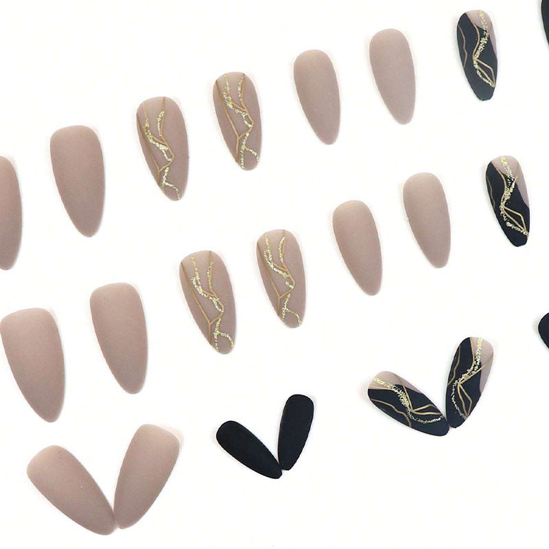 Luxury Abstract Art Press-On Nail Set Acalora