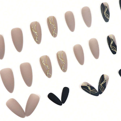 Luxury Abstract Art Press-On Nail Set Acalora