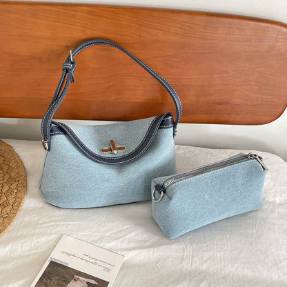 Stylish Soft Fabric Crossbody Handbag Acalora