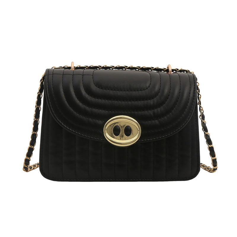 Quilted Chain Link Crossbody Handbag Acalora