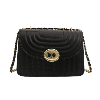 Quilted Chain Link Crossbody Handbag Acalora