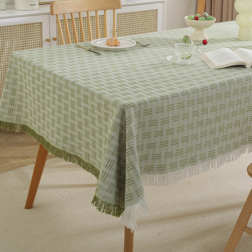 Elegant Textured Tablecloth