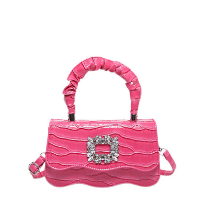 Glamorous Crocodile Texture Evening Handbag Acalora