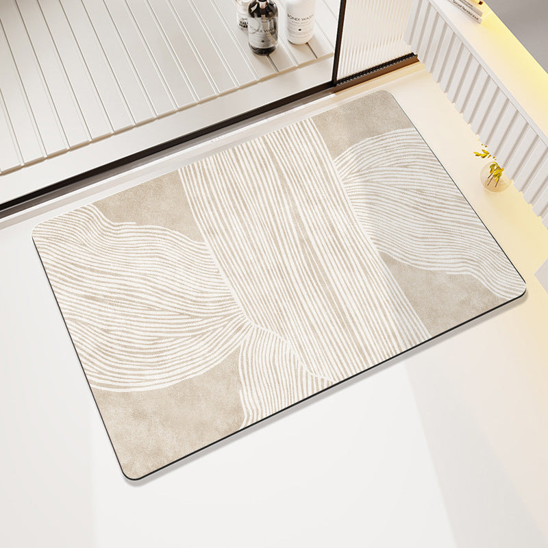 Artistic Cat-Themed Bath Mat Acalora