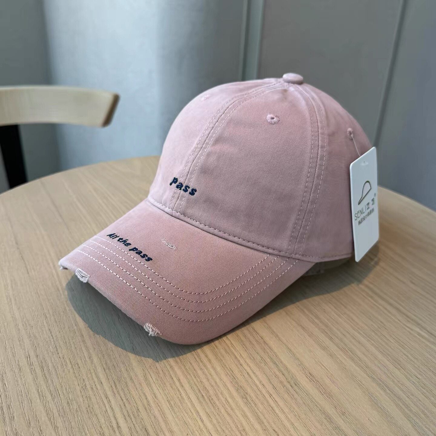 Distressed Cotton Cap