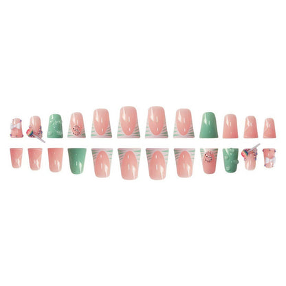 Playful Themed Press-On Nails Acalora