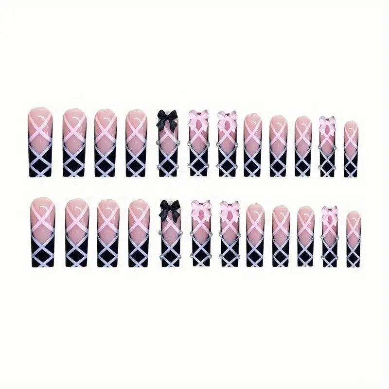3D Decorative Press-On Nail Art Acalora