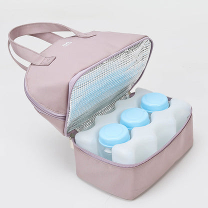Women's insulated cooler bag with practical double zip design Bowlift