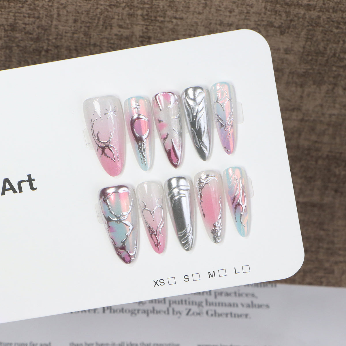 Abstract Nail Art Acalora