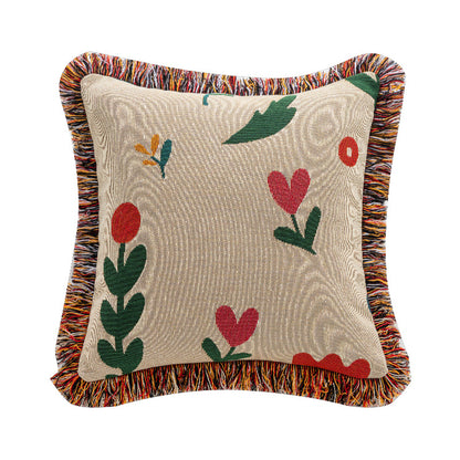 Scenic Nature-Themed Decorative Pillow
