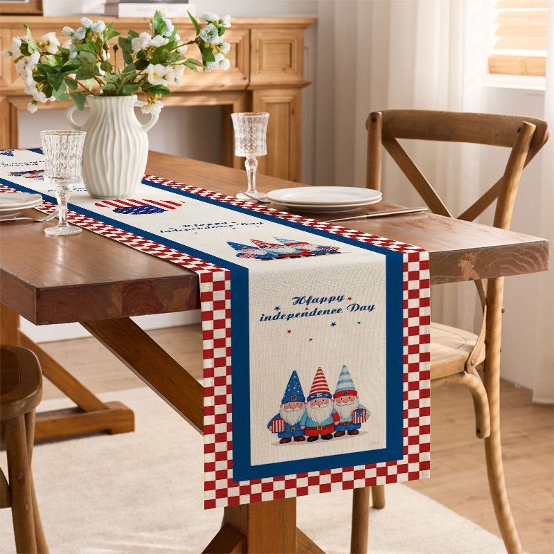 Decorative Patriotic Table Runner