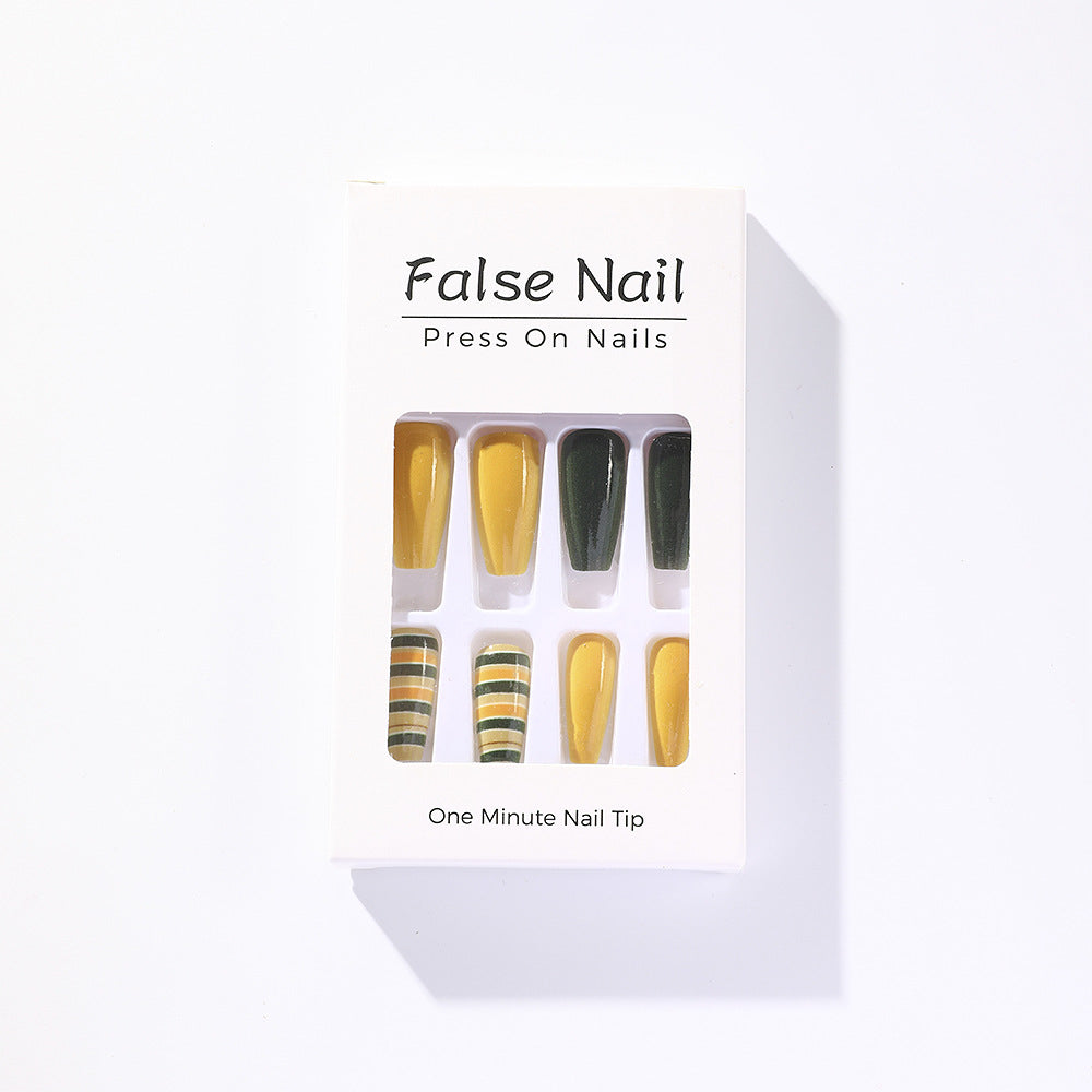 Artificial nails with modern geometric design Acalora