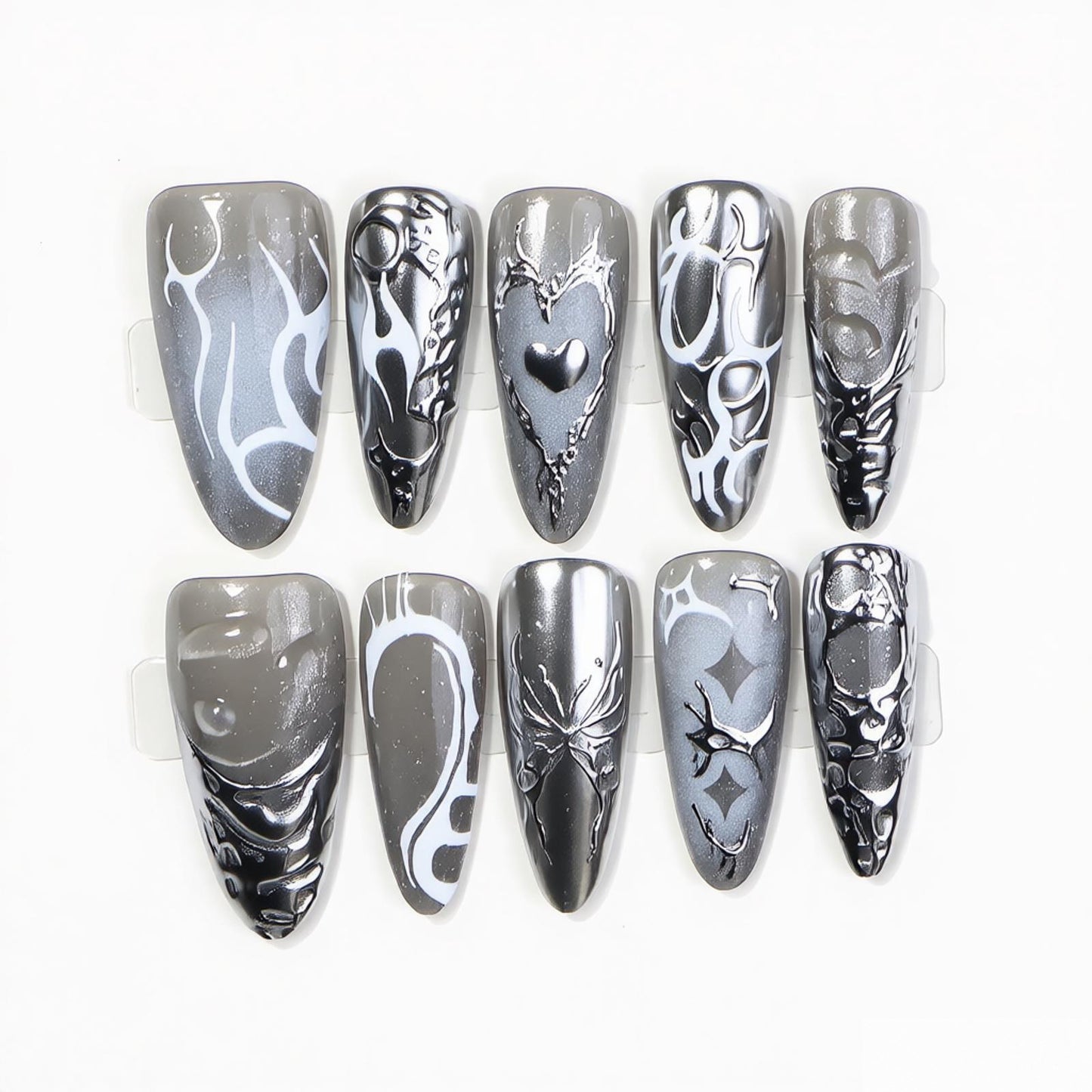 Artistic Premium Press-On Nail Design Acalora