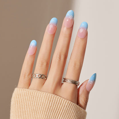 Elegant Stiletto Press-On Nail Set with Unique Design Acalora