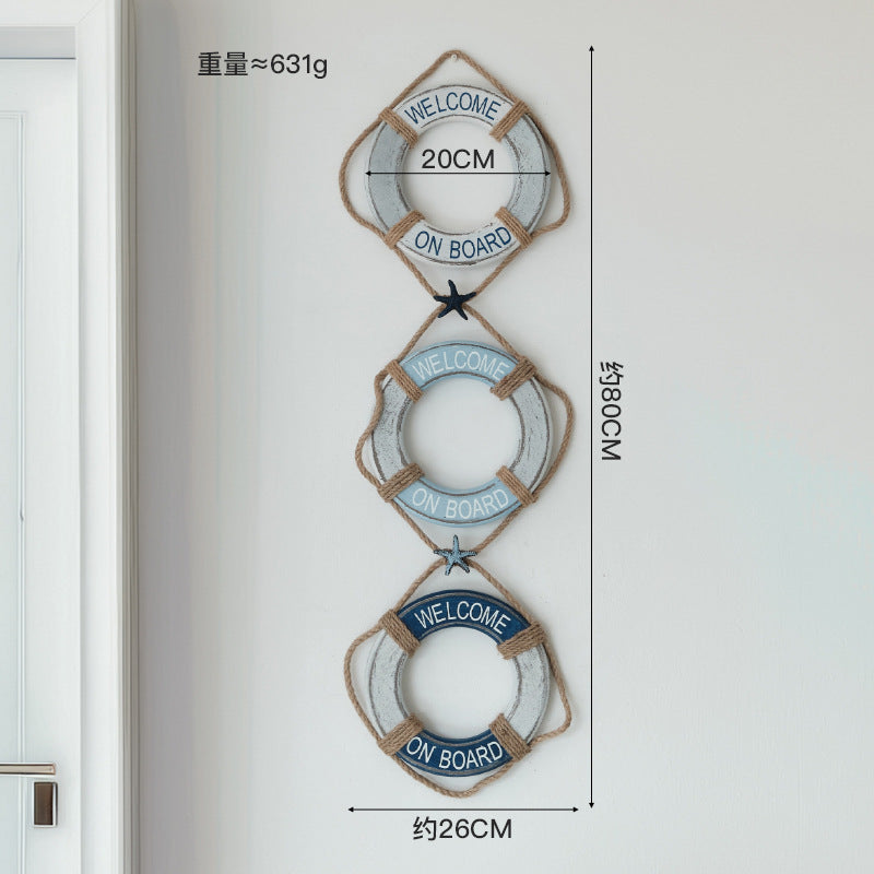 Maritime Wall Clock Decor