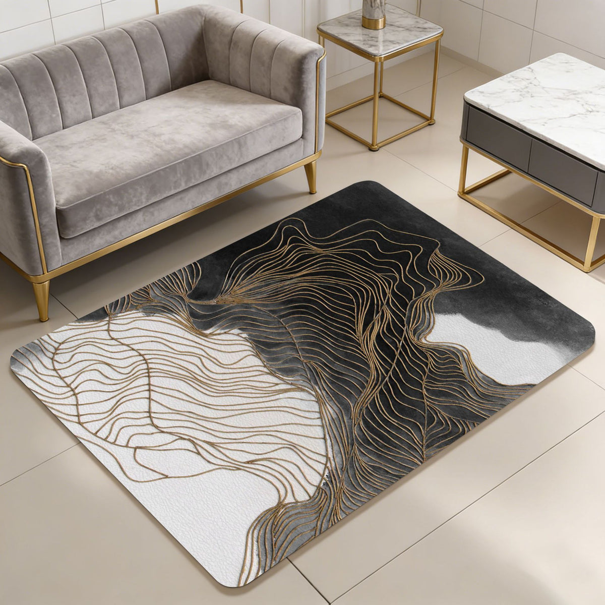 Playful Fruit-Themed Bath Mat Acalora