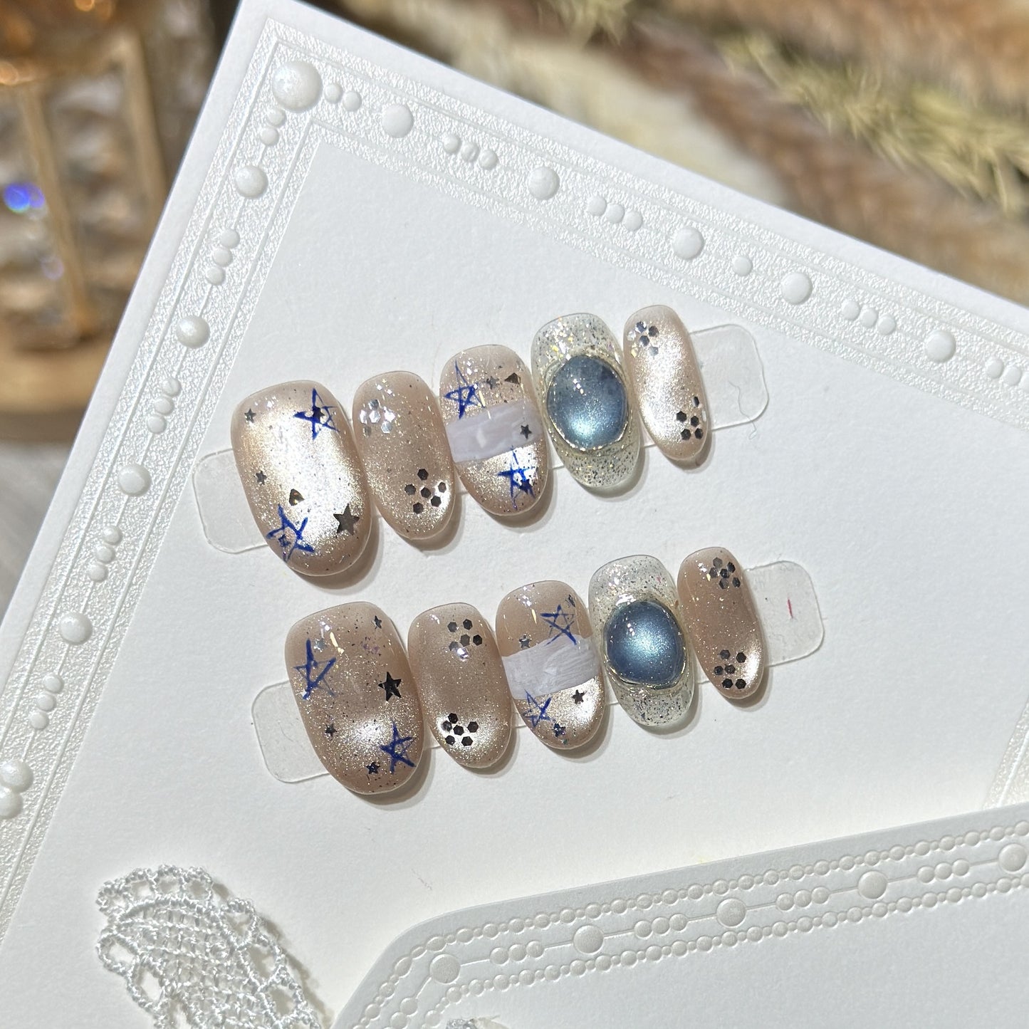 Celestial-Inspired Press-On Nail Set Acalora