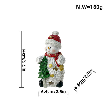 Decorative Snowman Sculpture Acalora