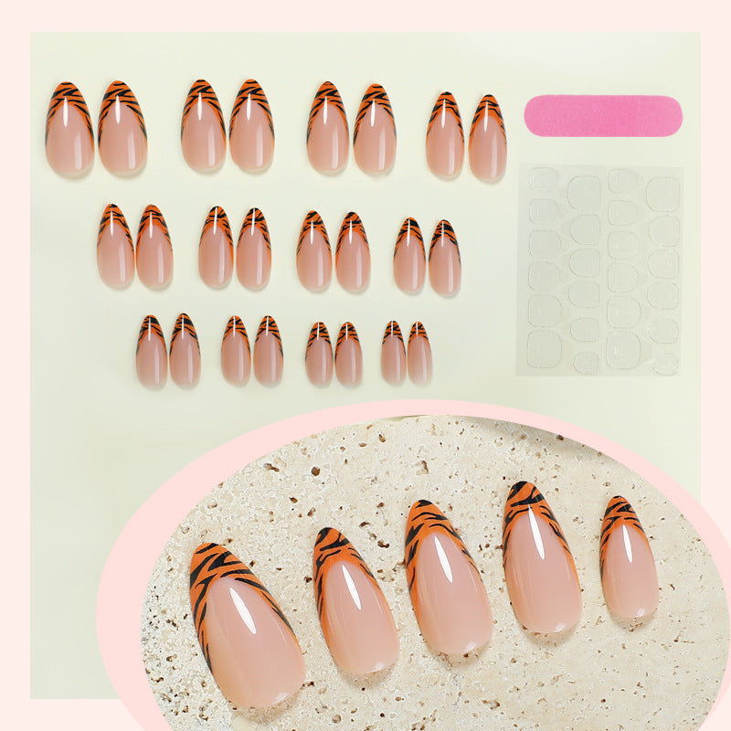 Decorative Stiletto Press-On Nail Set Acalora