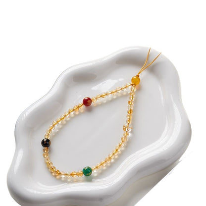 Colorful Beaded Phone Charm Acalora
