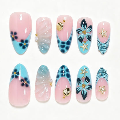Artistic Long Acrylic Nail Tips Acalora