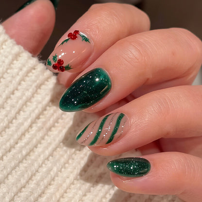 Festive Holiday Nail Art Wraps Acalora