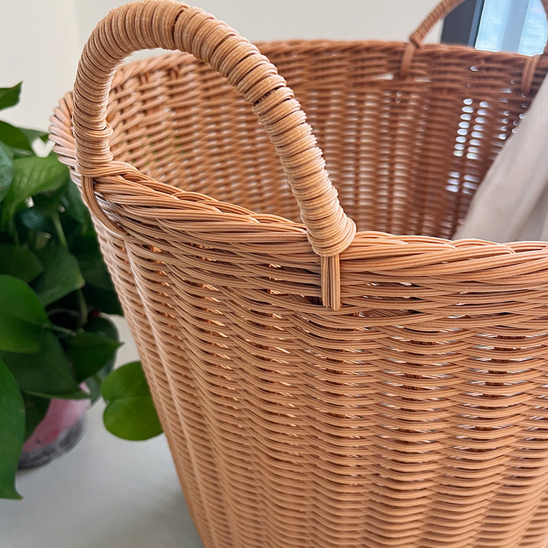 Women's Practical Storage Basket made of Woven Material Bowlift