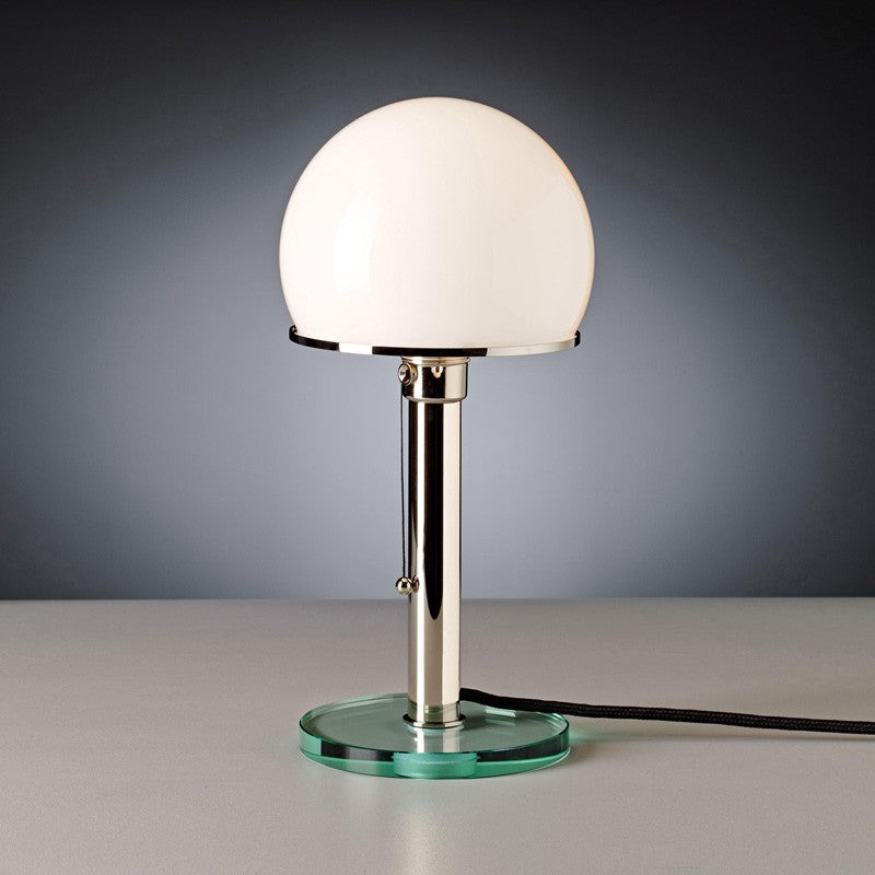 Modern Sphere Table Lamp with Glass Base