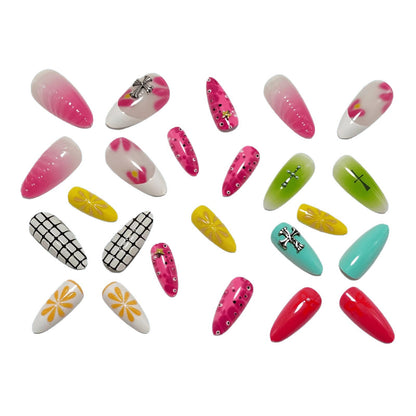 Artificial nails with creative design and 3D applications Acalora