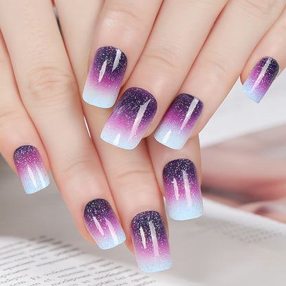 Acrylic nails with luxurious ombre effect Acalora