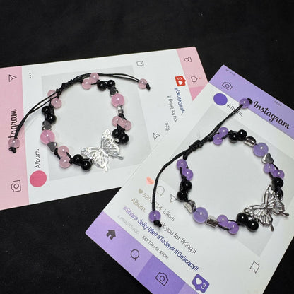 Butterfly Charm Adjustable Bracelet Acalora
