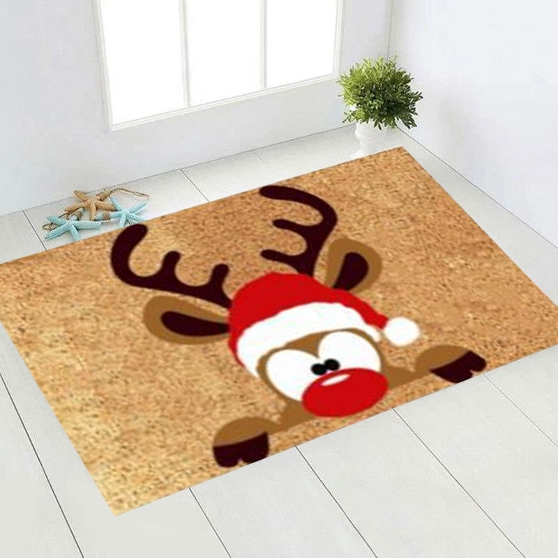Holiday-Themed Welcome Mat