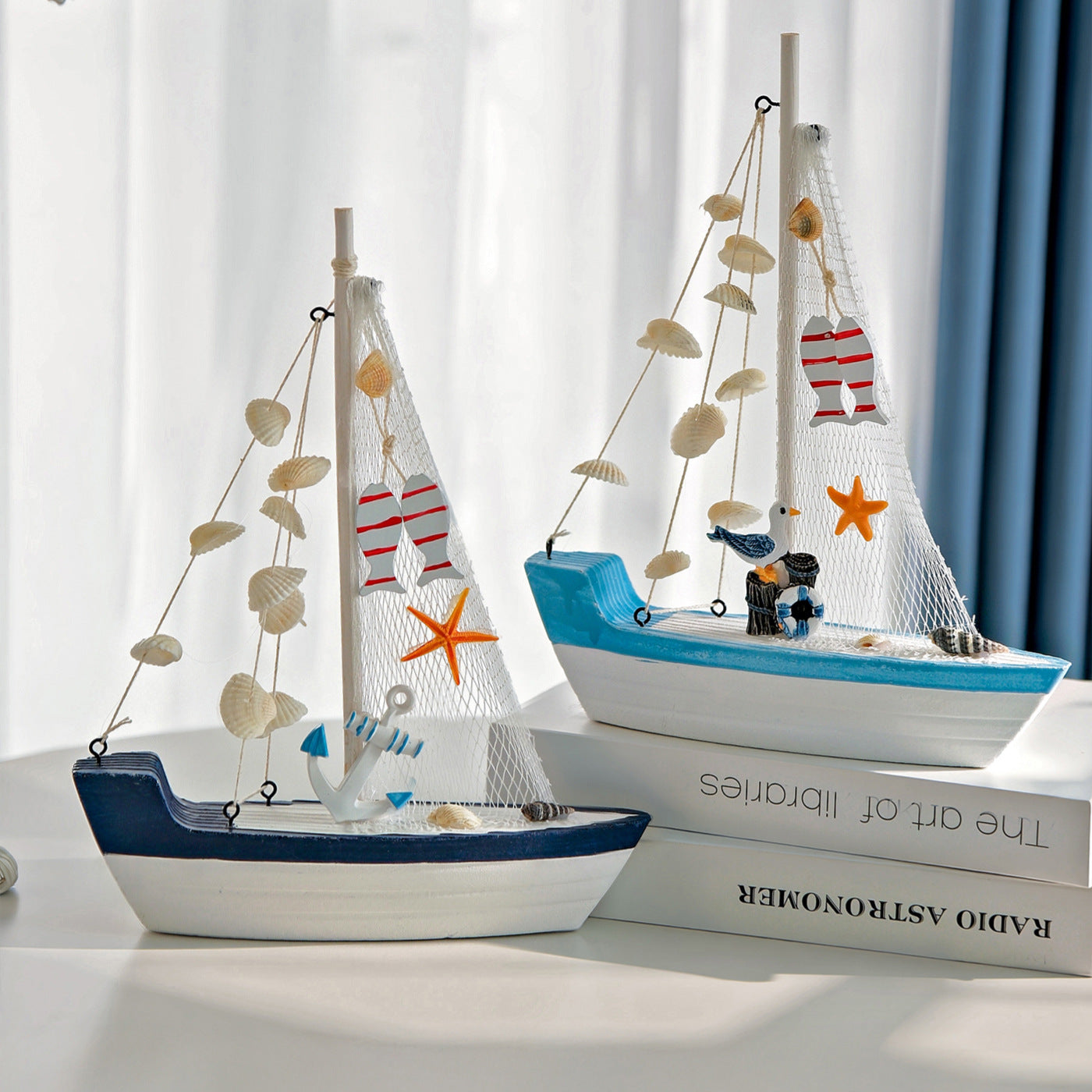 Nautical Anchor Wall Shelf Unit