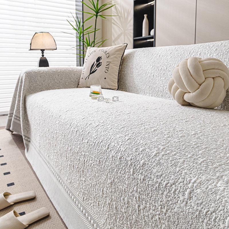 Textured Patterned Sofa Cover