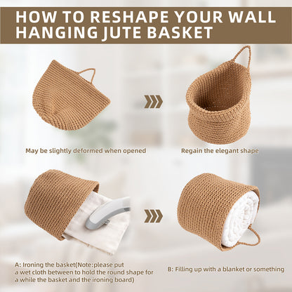 Decorative Macrame Storage Basket Acalora
