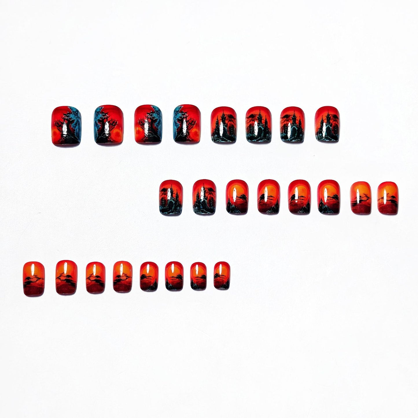 Artistic Halloween Nail Art Acalora