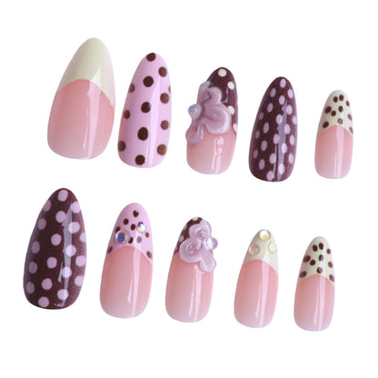 Decorative Press-On Nail Art Set Acalora