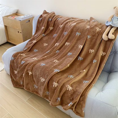 Cozy Plush Cartoon Dog-Themed Throw Blanket