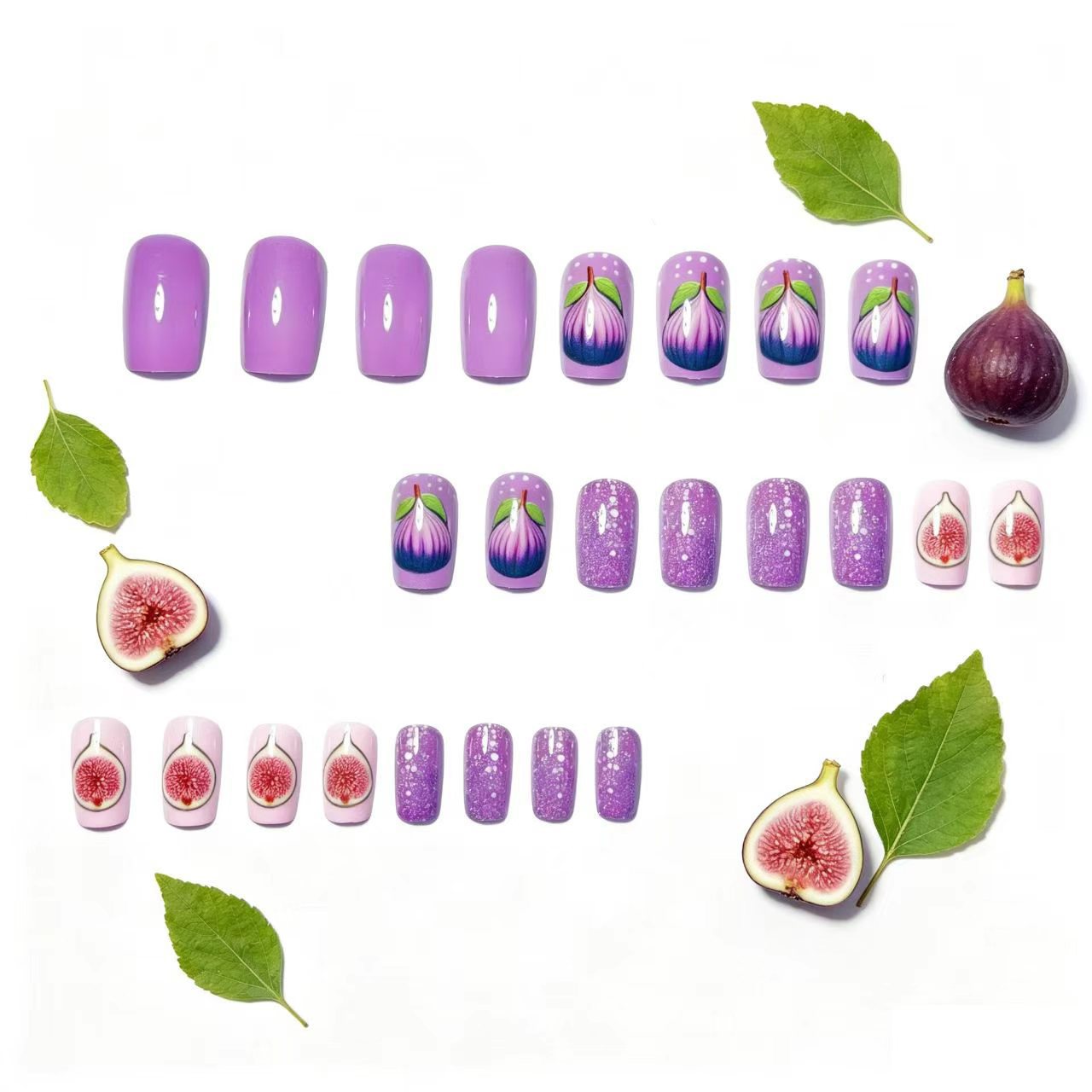 Artistic Fruit-Inspired Nail Art Acalora