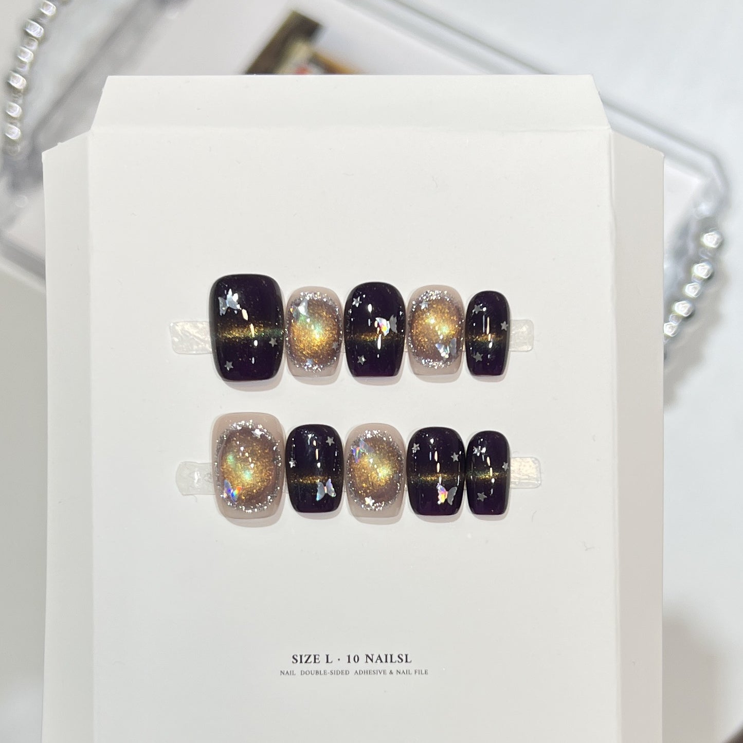 Starry Gradient Nail Art Set Acalora