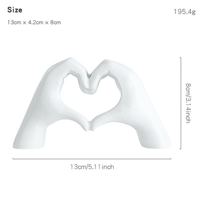 Decorative Heart-shaped Sculpture Acalora