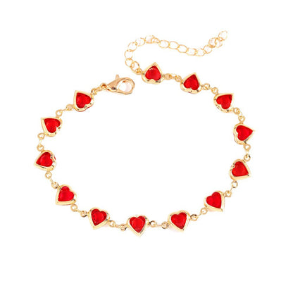 Heart Charm Bracelet Acalora