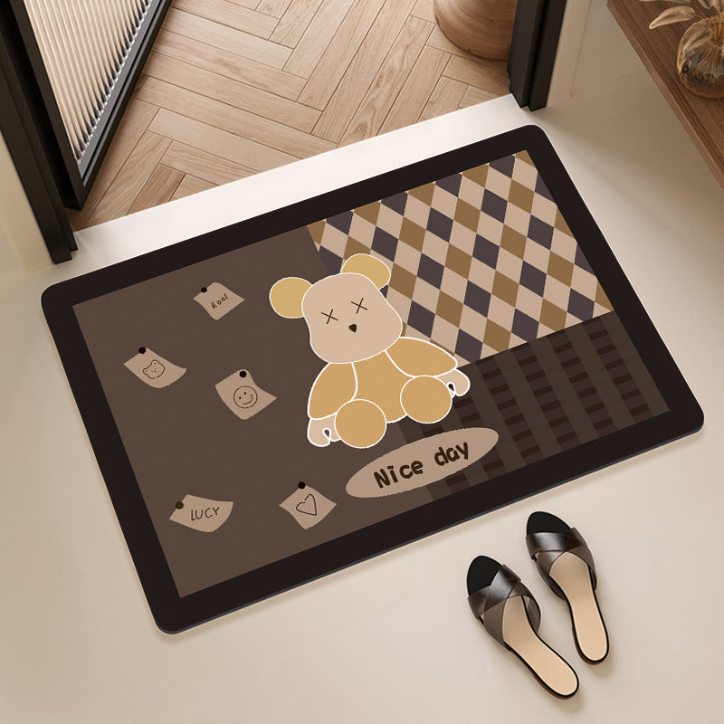 Artistic Cartoon Entrance Mat Acalora