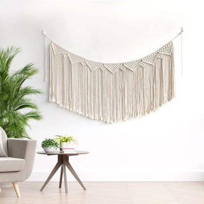 Macrame Wall Hanging with Artistic Design